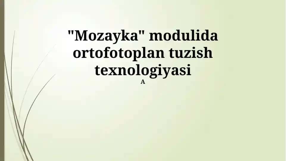 Mozayka moduli
