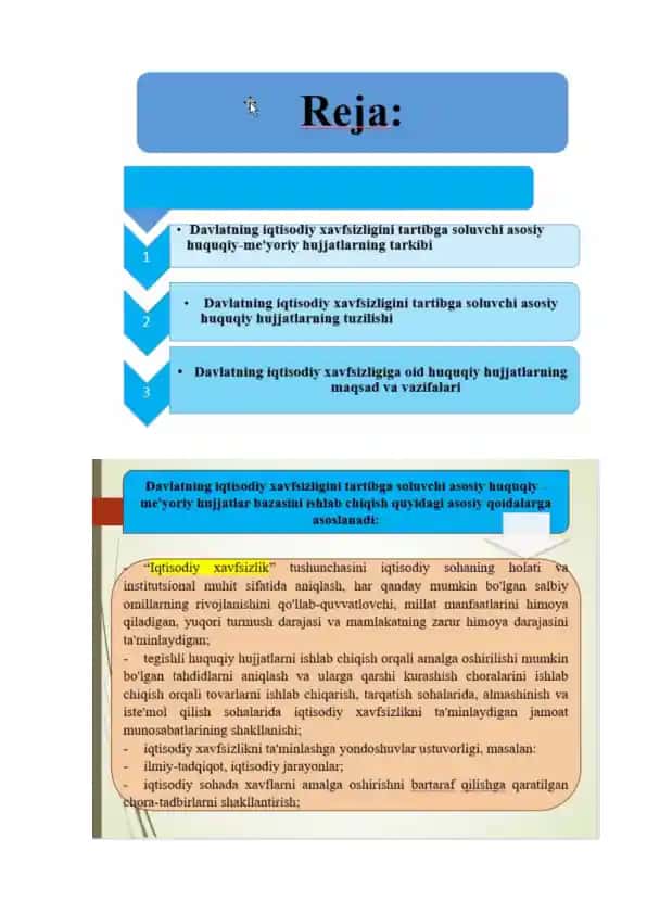 Davlatning iqtisodiy xavfsizligi