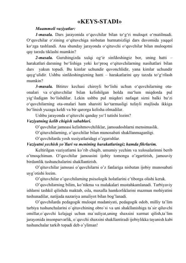 Xulqi Og'ir Sinfdoshlarga Yordam Berish Usullari