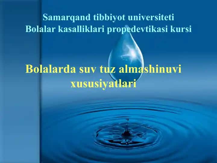 Bolalar kasalliklari propedeutikasi kursi