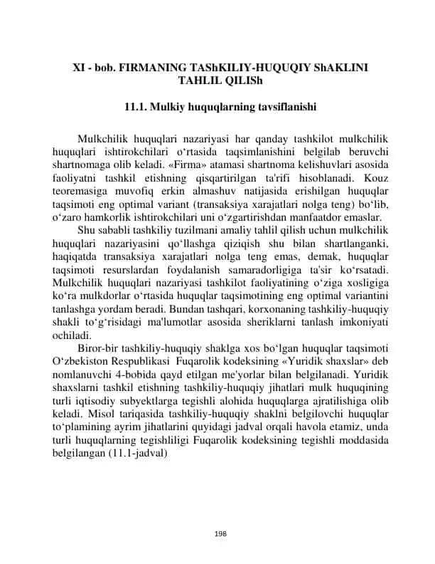 Mulkchilik Huquqlari Nazariyasi