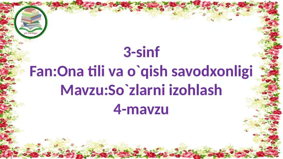 So'zlarni izohlash
