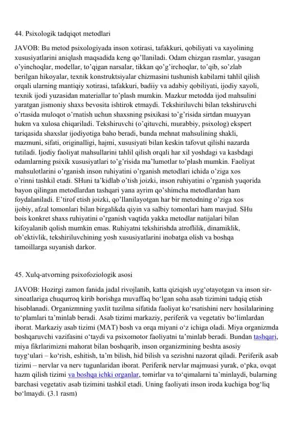 Psixologik tadqiqot metodlari