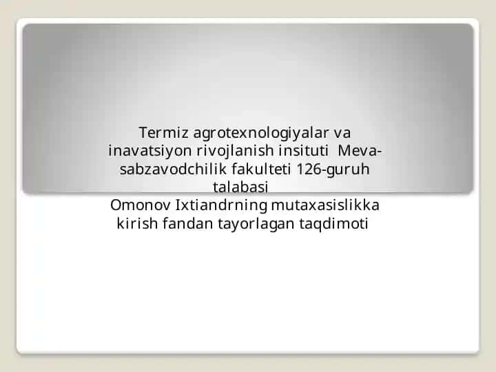 Kartoshka saqlash texnologiyalari