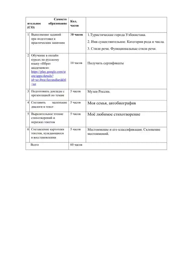 Самостоятельное образование (СО)