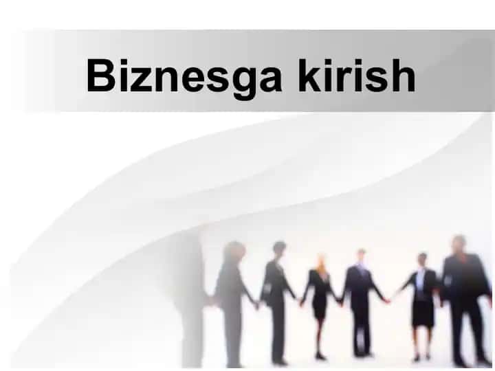 Biznesga kirish