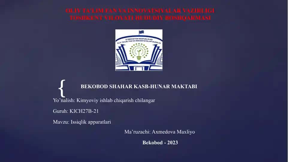 Issiqlik apparatlari