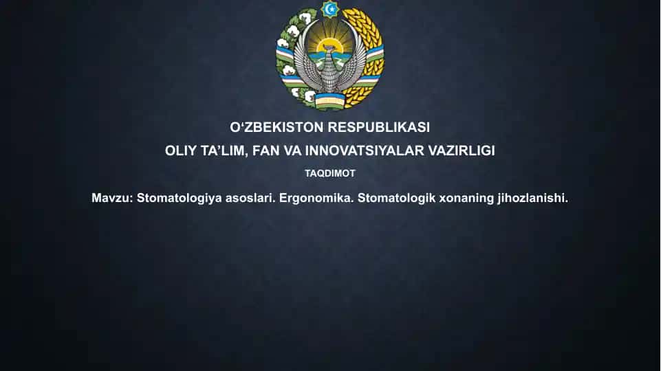 Stomatologiya asoslari