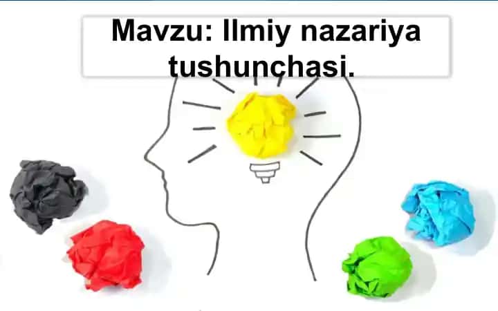 Ilmiy nazariya tushunchasi
