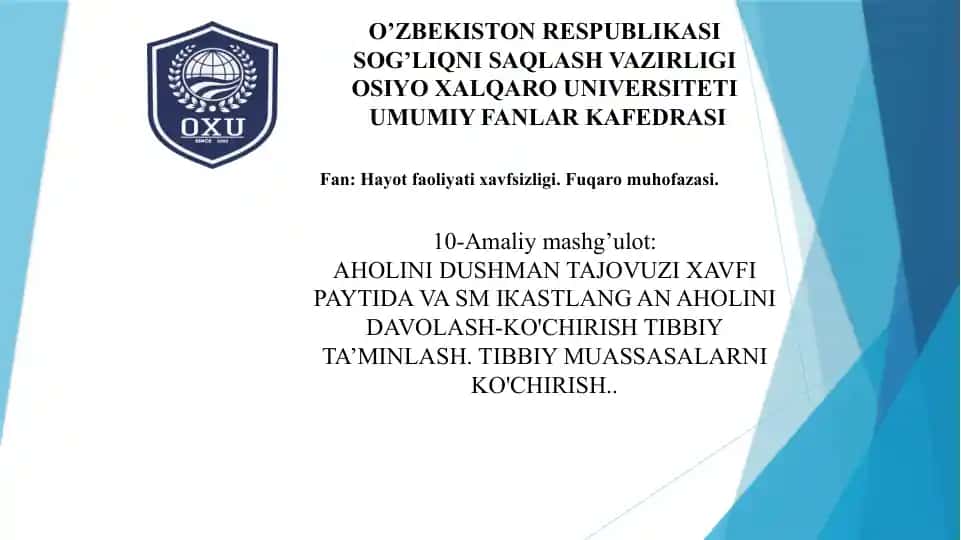 Fuqaromuhofazasining tibbiy xizmati