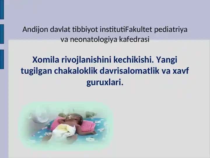 Homila rivojlanishi va XROK