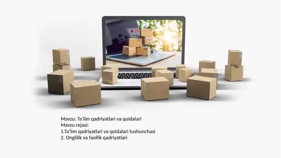 Ta’lim qadriyatlari va qoidalari