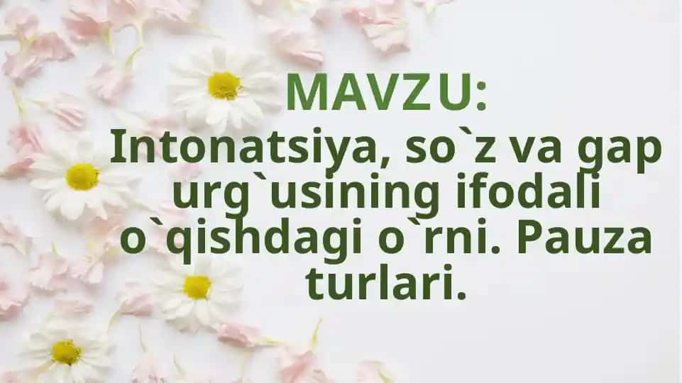 Intonatsiya