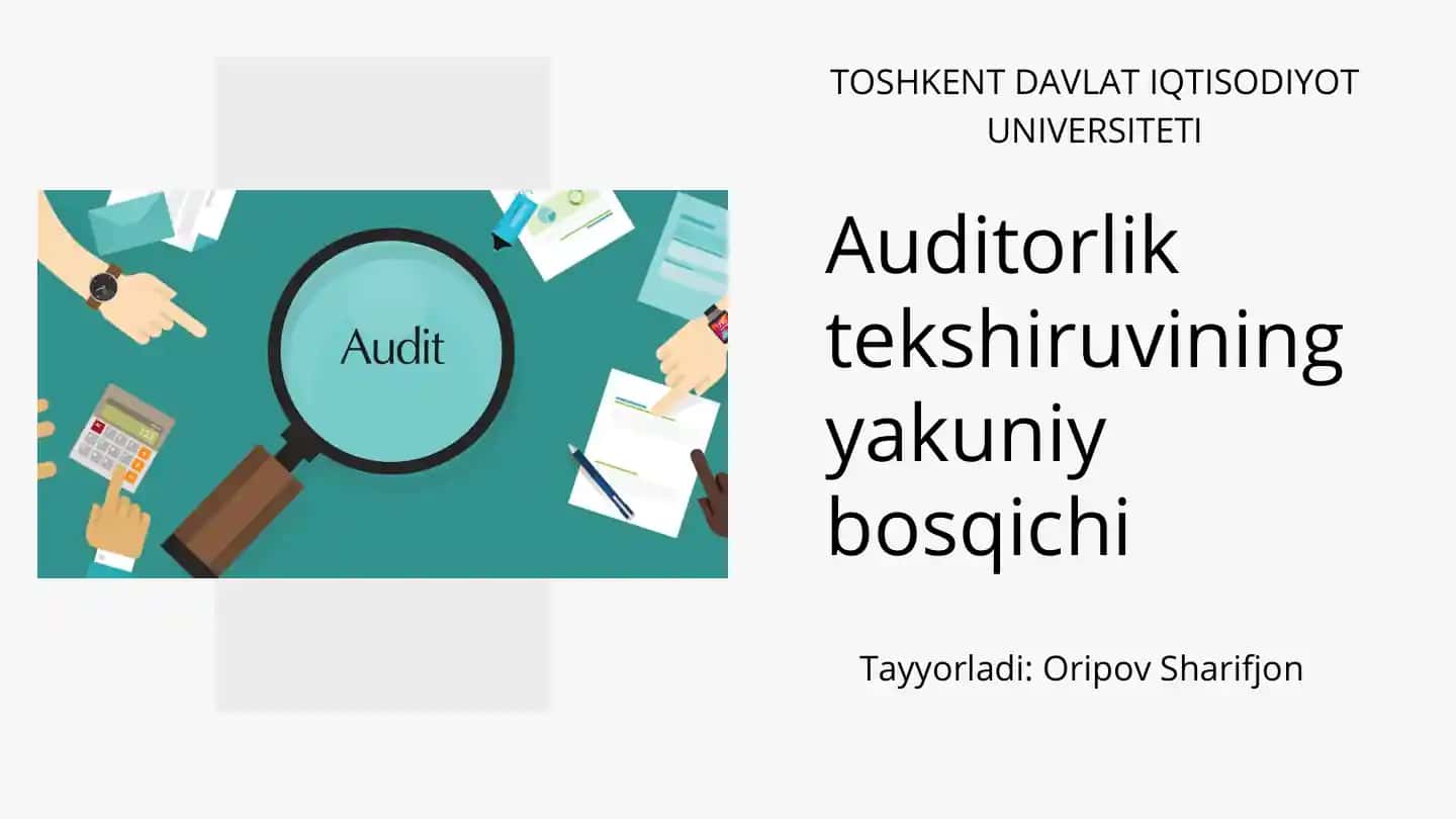 Auditorlik