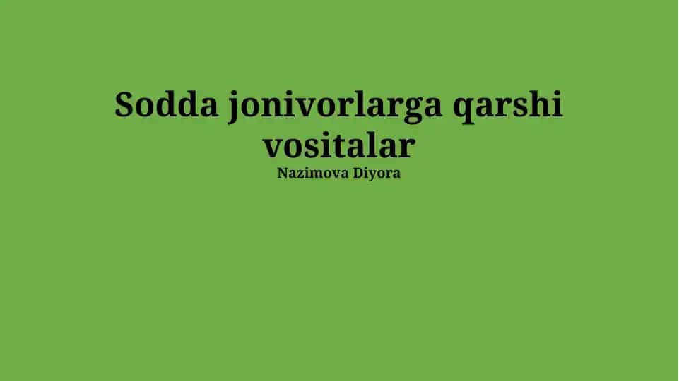 Kemiruvchilarga qarshi vositalar va kurash usullari