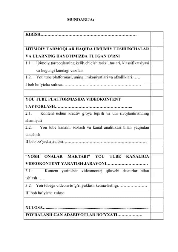 Ijtimoiy tarmoqlar haqida umumiy tushunchalar