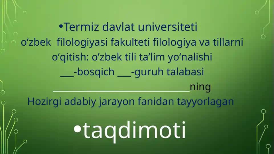 Asad Dilmurod romanlari tahlili