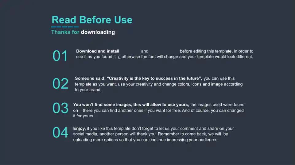 Creative Presentation Template