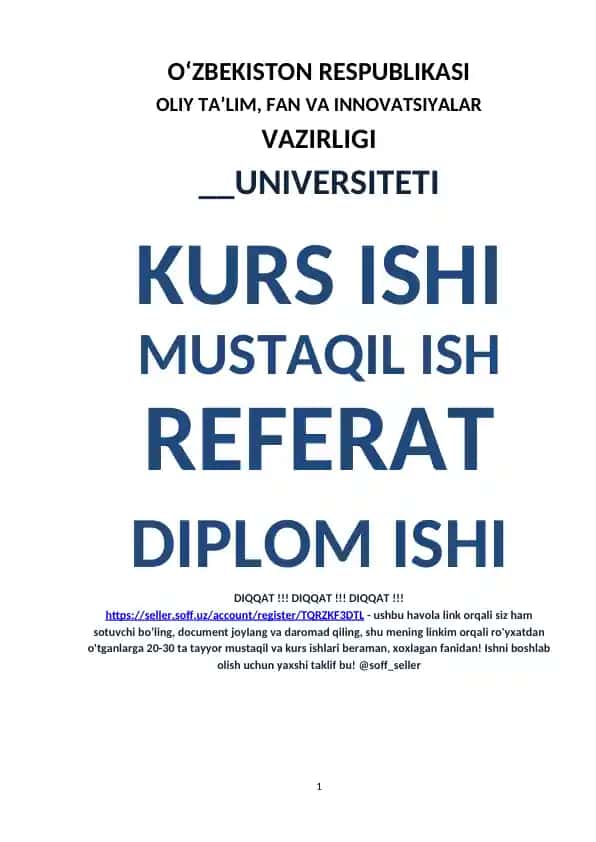 Shashmaqom va Xorazm maqomlari haqida kurs ishi