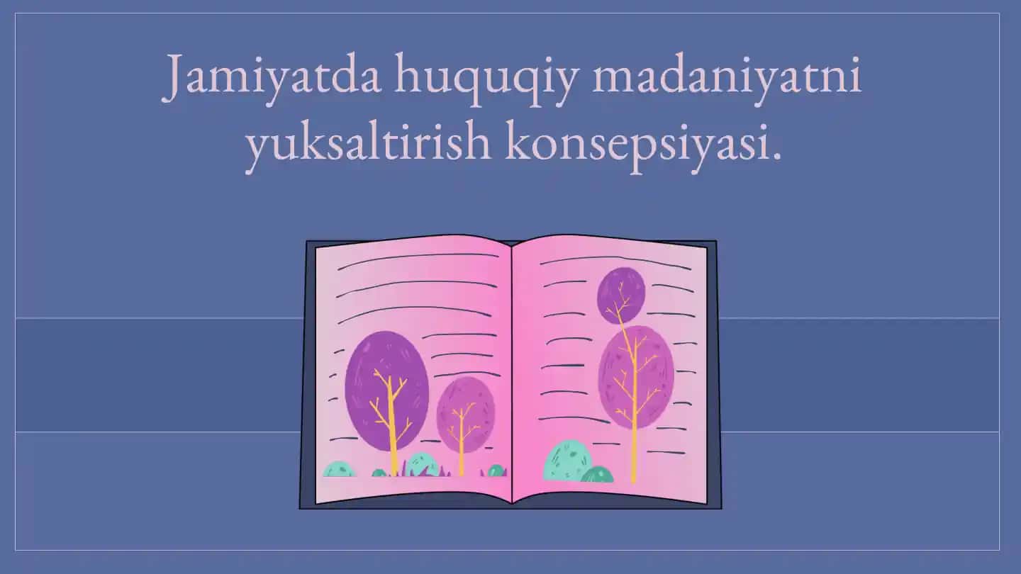 Huquqiy madaniyatni yuksaltirish konsepsiyasi
