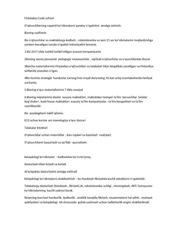 Finlandiya Code school