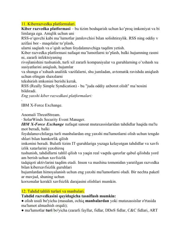 Kiberrazvedka platformalari