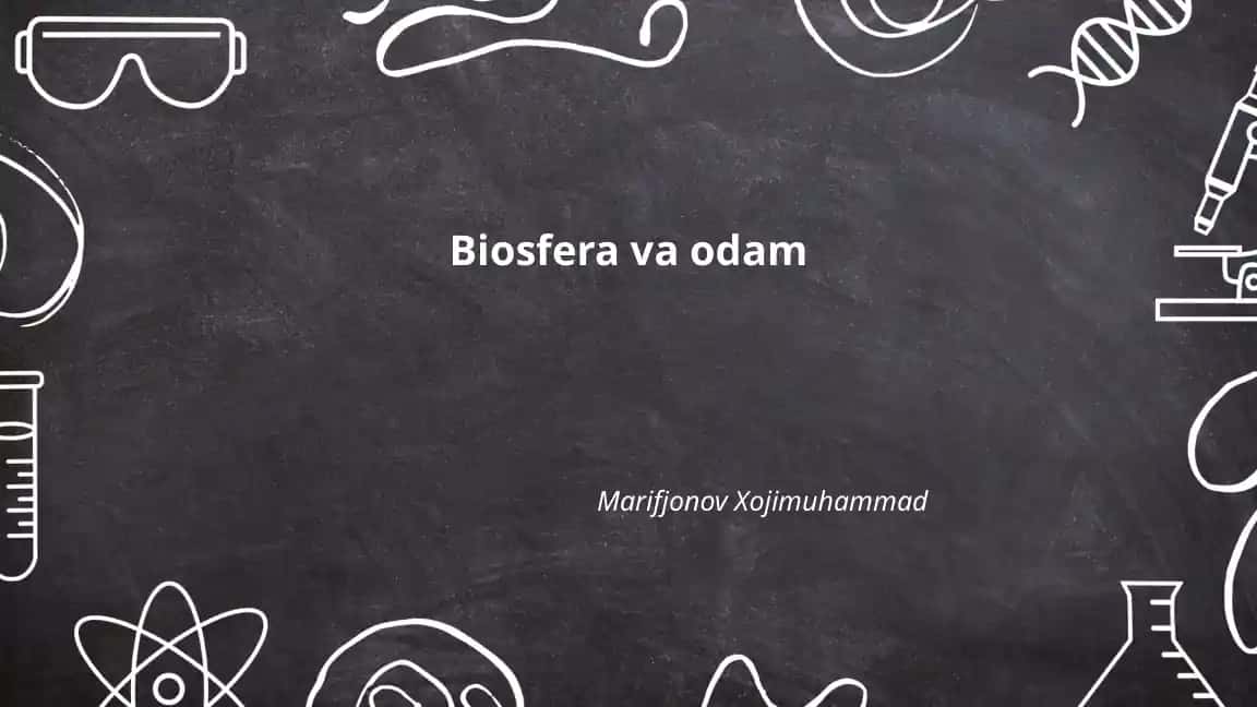 Biosfera va odam