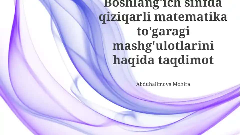 Qiziqarli Matematika O'yinlari