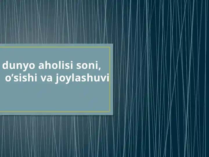 O'sish va joylashuvi