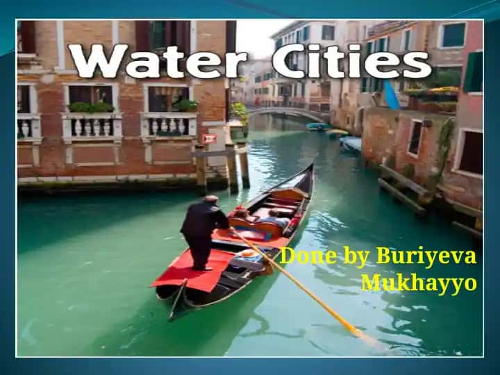 Water Cities Around the World