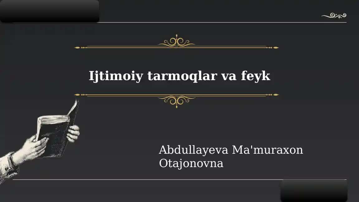 Ijtimoiy tarmoqlar va feyk