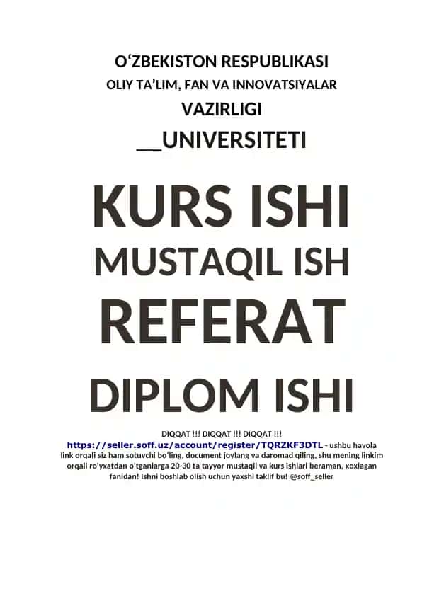 Kurs ishi: Kompleks sonlar maydoni