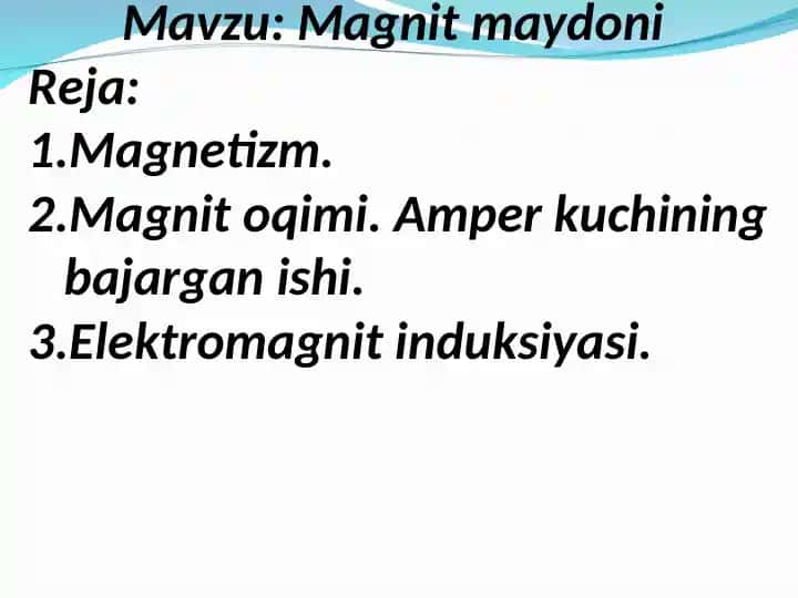 Magnit maydoni