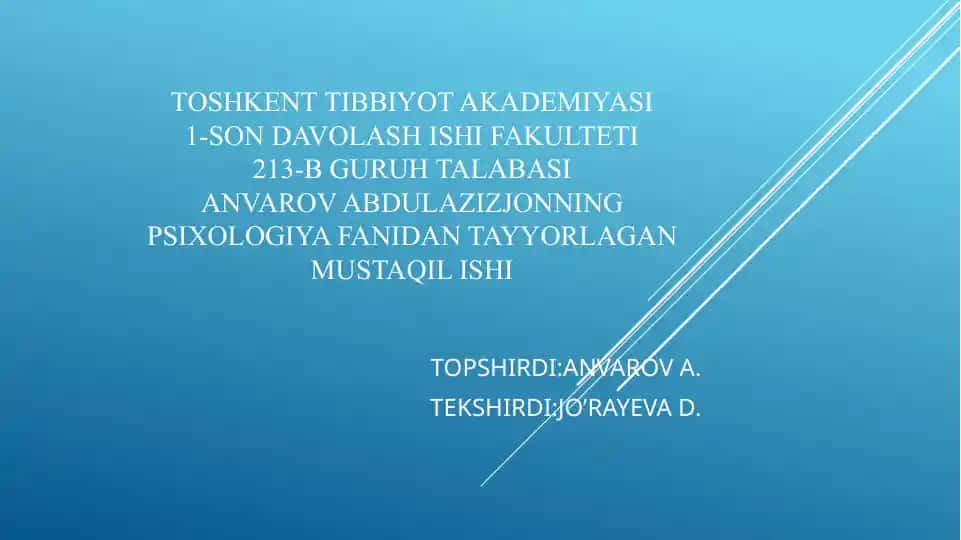 Aleksitimiya haqida tushunchalar