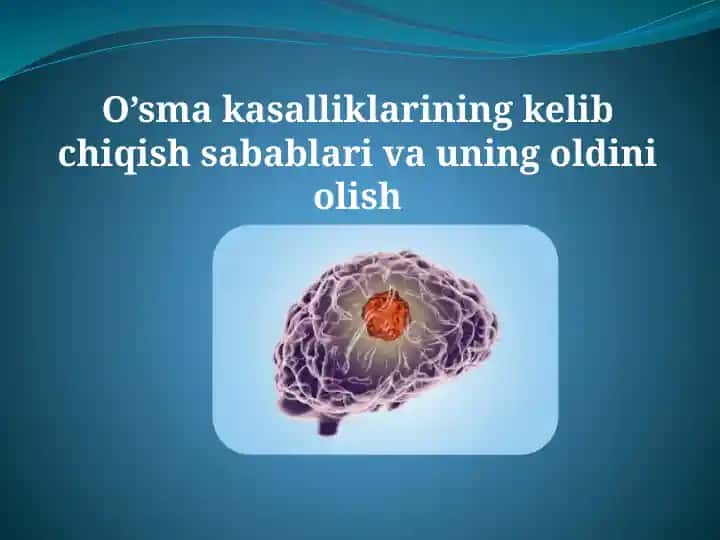 O’smakasalliklariningkelibchiqishsabablarivauningoldiniolish