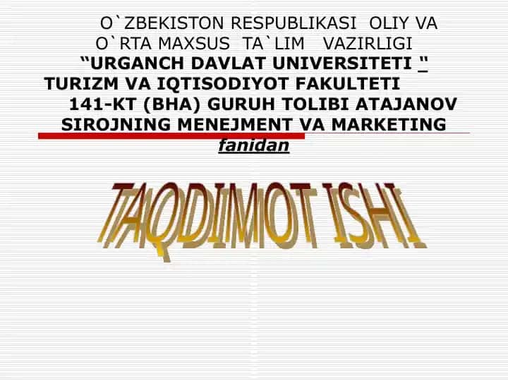 Korxona va tashkilotlarning mehnat resurslarini boshqarish