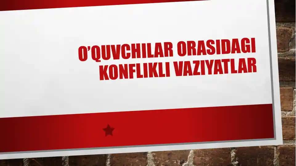 Konfliktlarning Vujudga Kelishi va Halqi