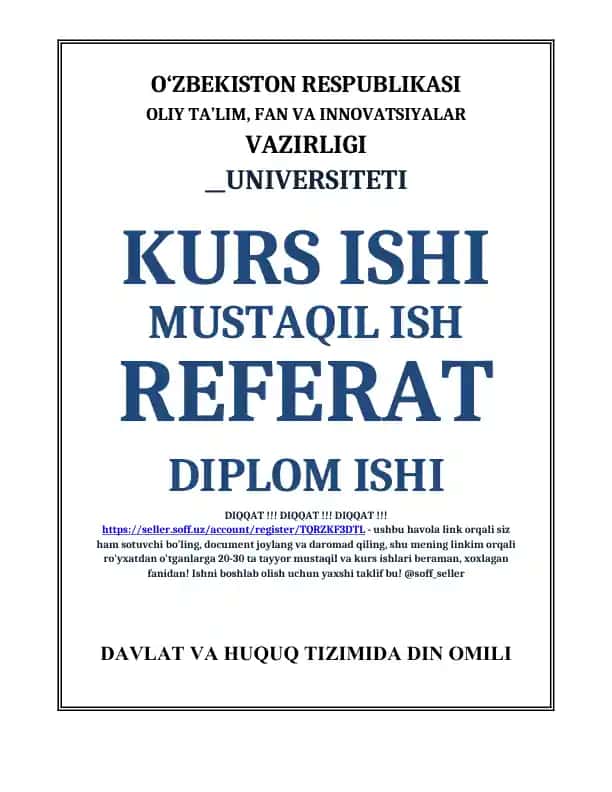 Davlat va huquq tizimida din omili