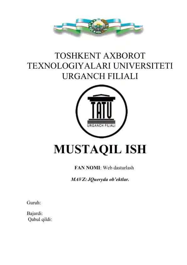 Web dasturlash maqolasi