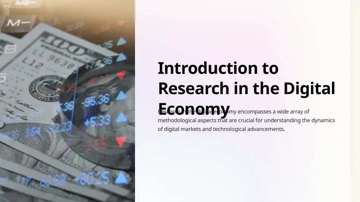Introduction to Research in the Digital Economy