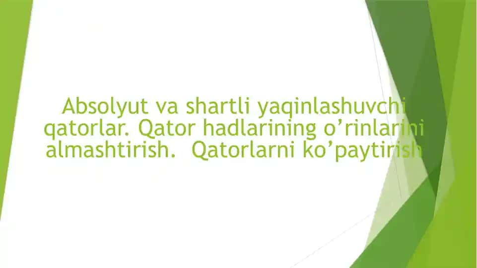 Qatorlar o'zgaruvchilari
