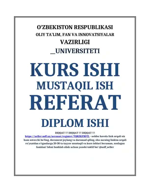 Kimyoviy birikmalarning muhim sinflari