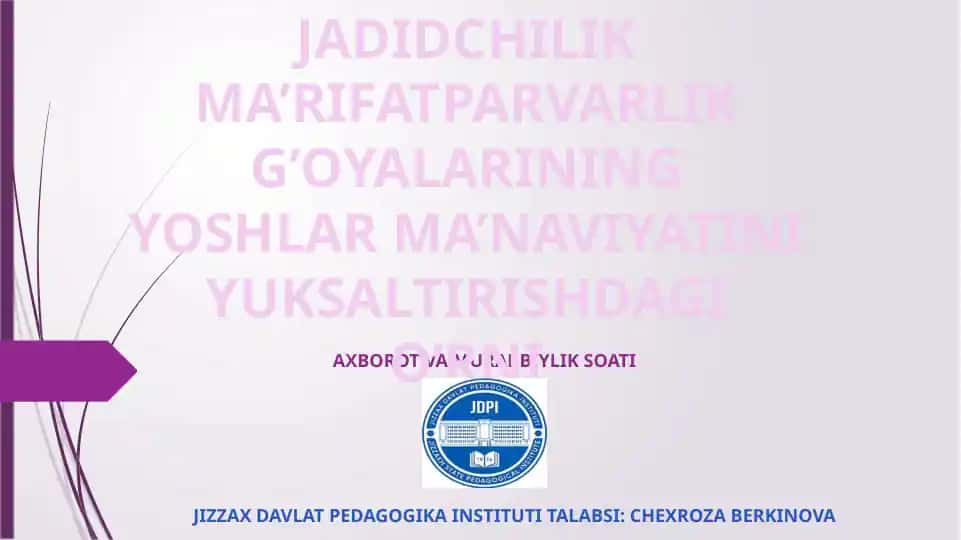 Axborot va Murabbiylik Soati