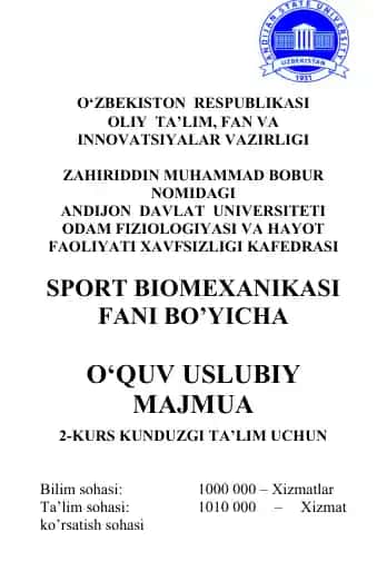 Sport biomexanikasi