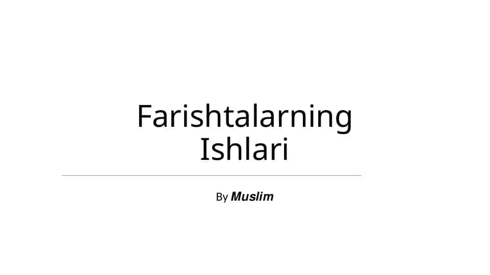 Farishtalarning Ishlari