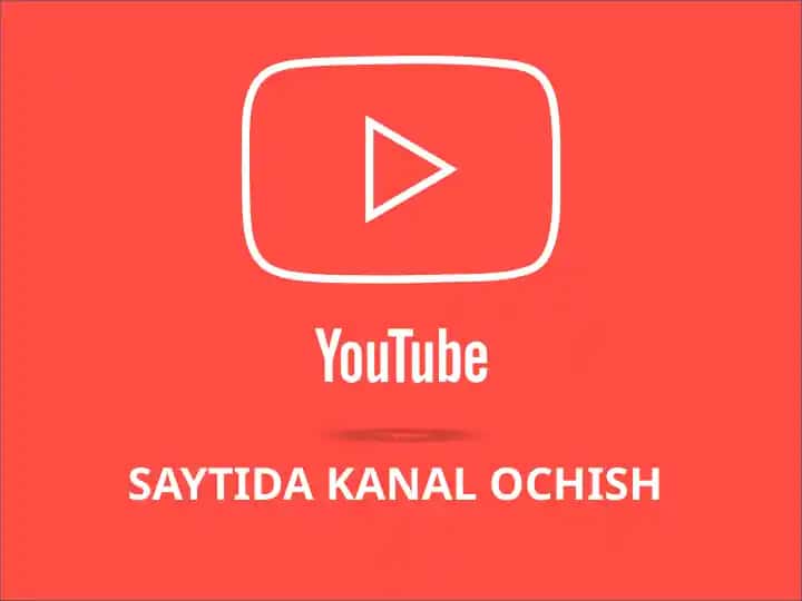 YouTube saytida kanal ochish