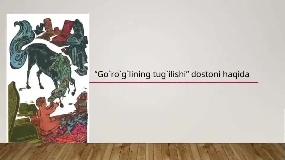 "Go`ro`g`lining tug`ilishi"