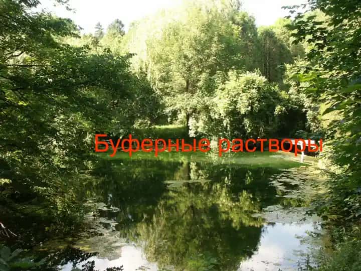 Буферные растворы