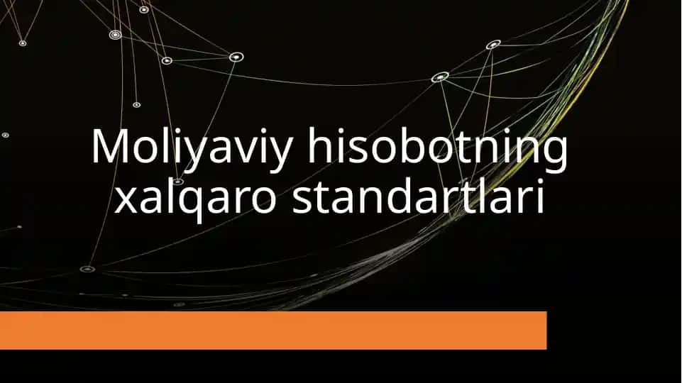 Xalqaro moliyaviy hisobotning xalqaro standartlari