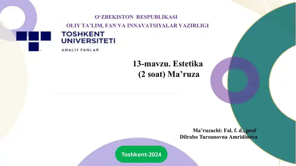 Estetika